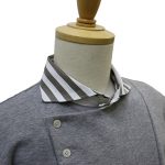 Detachable Collar Sweatshirt｜Cutaway Collar：Stripe