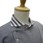 Detachable Collar Sweatshirt|Cutaway Collar:Stripe